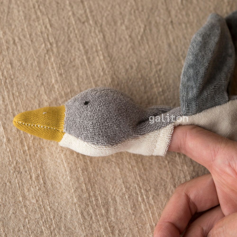 ナンヒェン Nanchen ほおずり人形 グースグレー